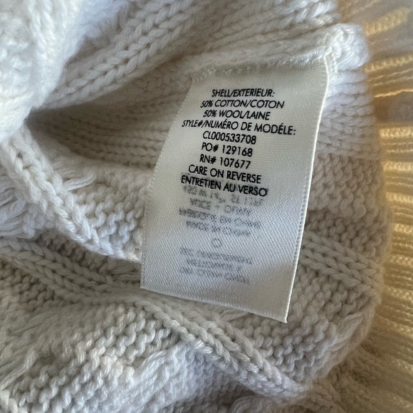 Alice + Olivia Bradford Cable Knit Grandpa Cardigan Ecru - Picture 8 of 12